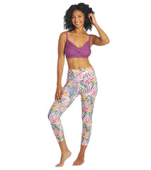 Sporti Active Tropical Palm Swim Capri Legging