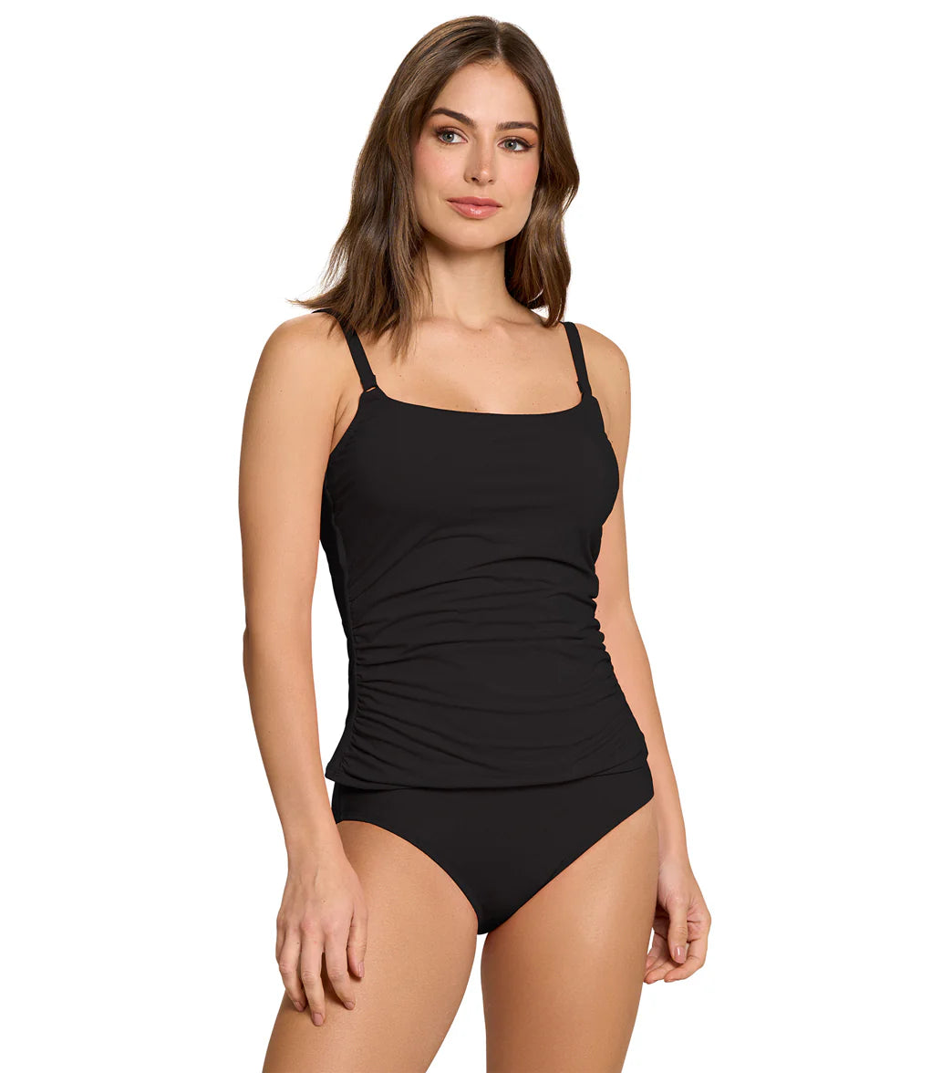 Jantzen Women's Solid Eden Cami Tankini Top