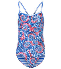 Dolfin Girls' Imagine Printed One Piece Swimsuit (Big Kid)