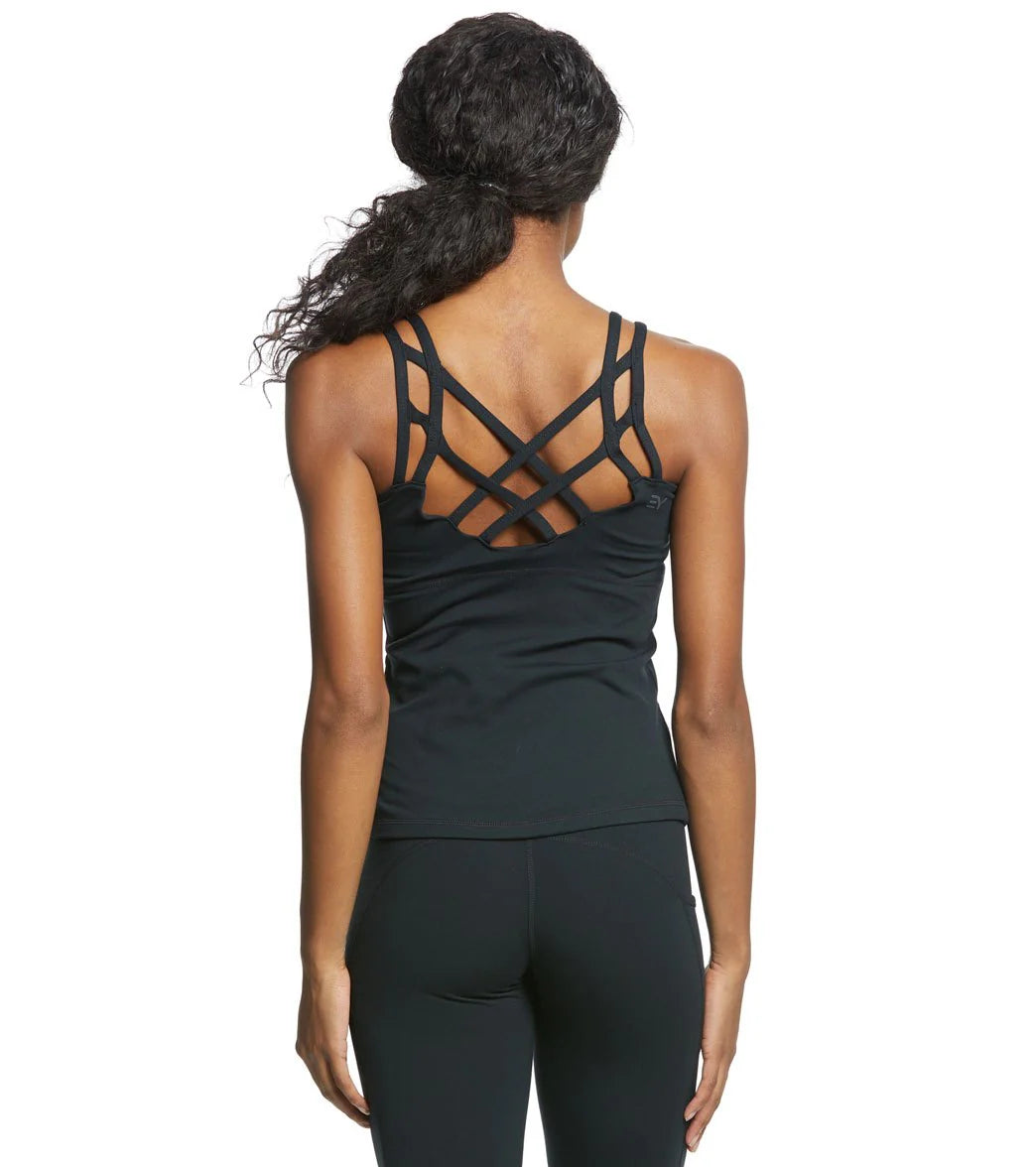 Everyday Yoga Radiant Solid Strappy Back Support Tank