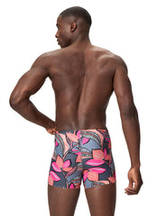 Speedo Men's Beachstar Print Tropical Coral Square Leg Swimsuit
