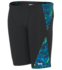TYR Boys' Nebulous Blade Splice Jammer Swimsuit