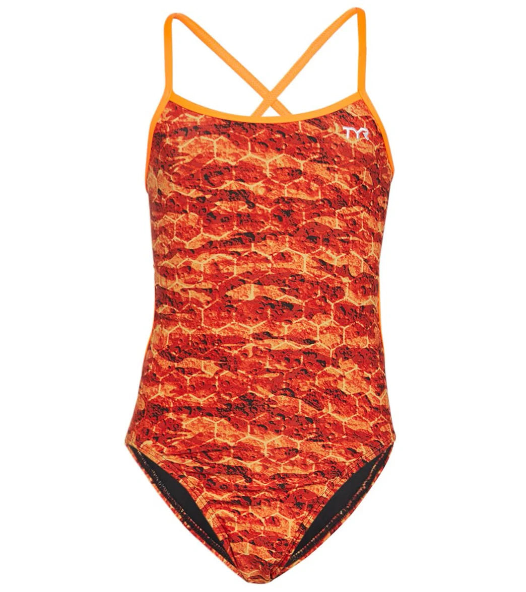 TYR Girls' Agran Trinityfit One Piece Swimsuit
