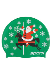 Sporti Jolly Go Round Silicone Swim Cap