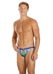 Sporti Granny Sweater Pawliday Cheer Brief Swimsuit (26-40)