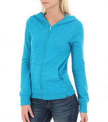 Hurley Women's Solid Slim Fleece Zip Hoodie