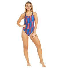 Arena Women's Arena USA Challenge Back One Piece Swimsuit