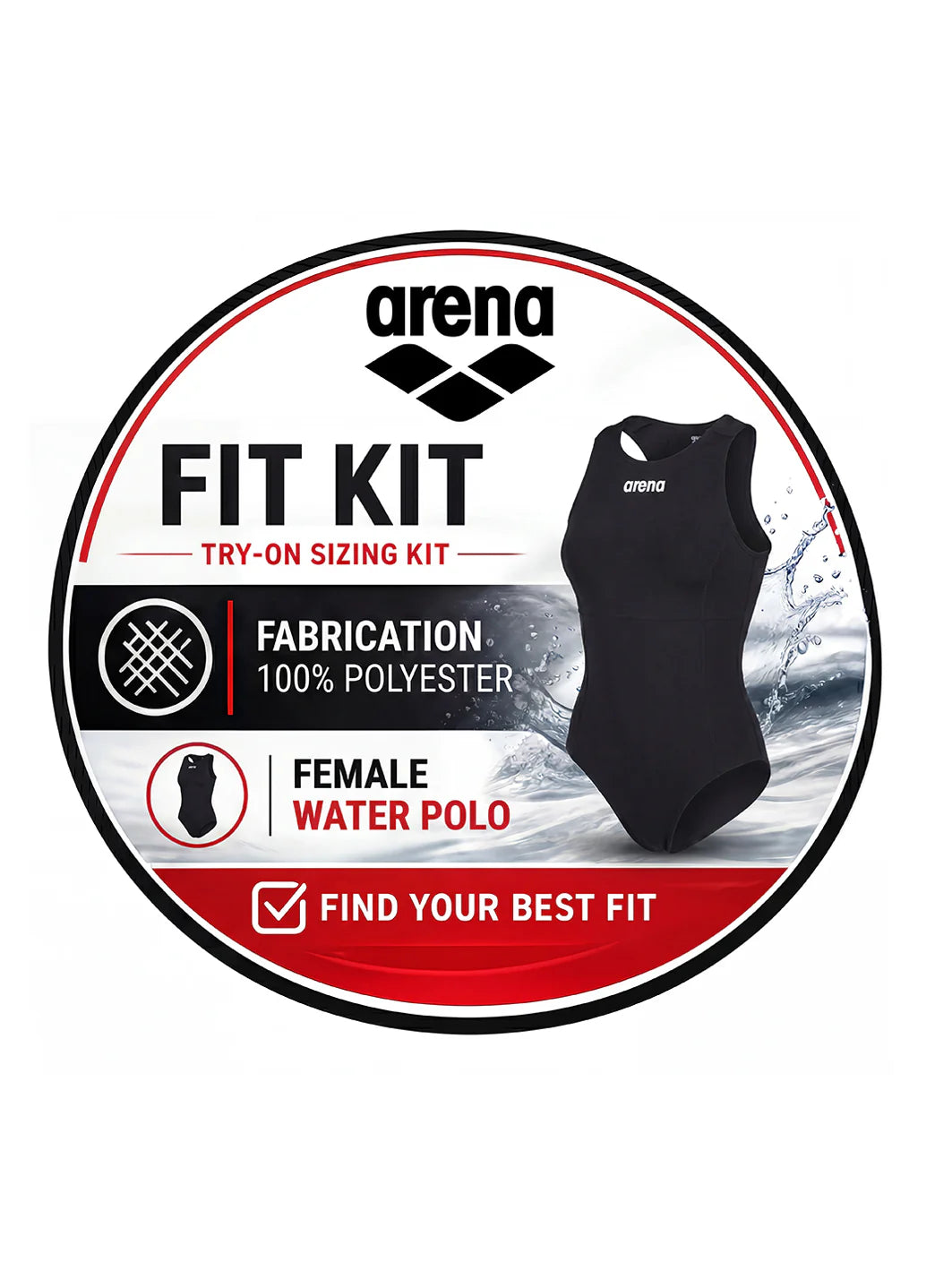 Arena Women's Poly Fit Kit Water Polo One Piece Swimsuit