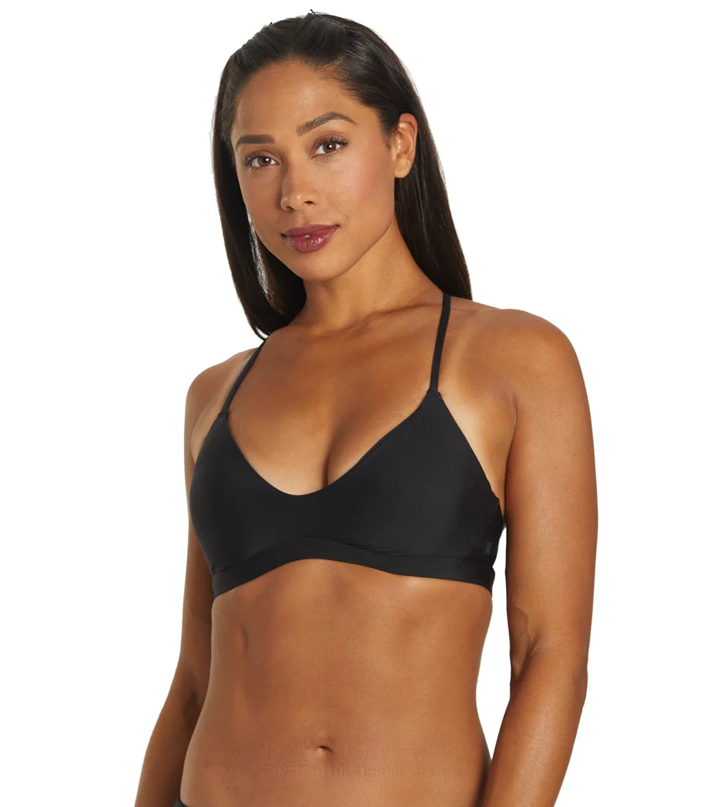 Hurley Women's Solid Bikini Top