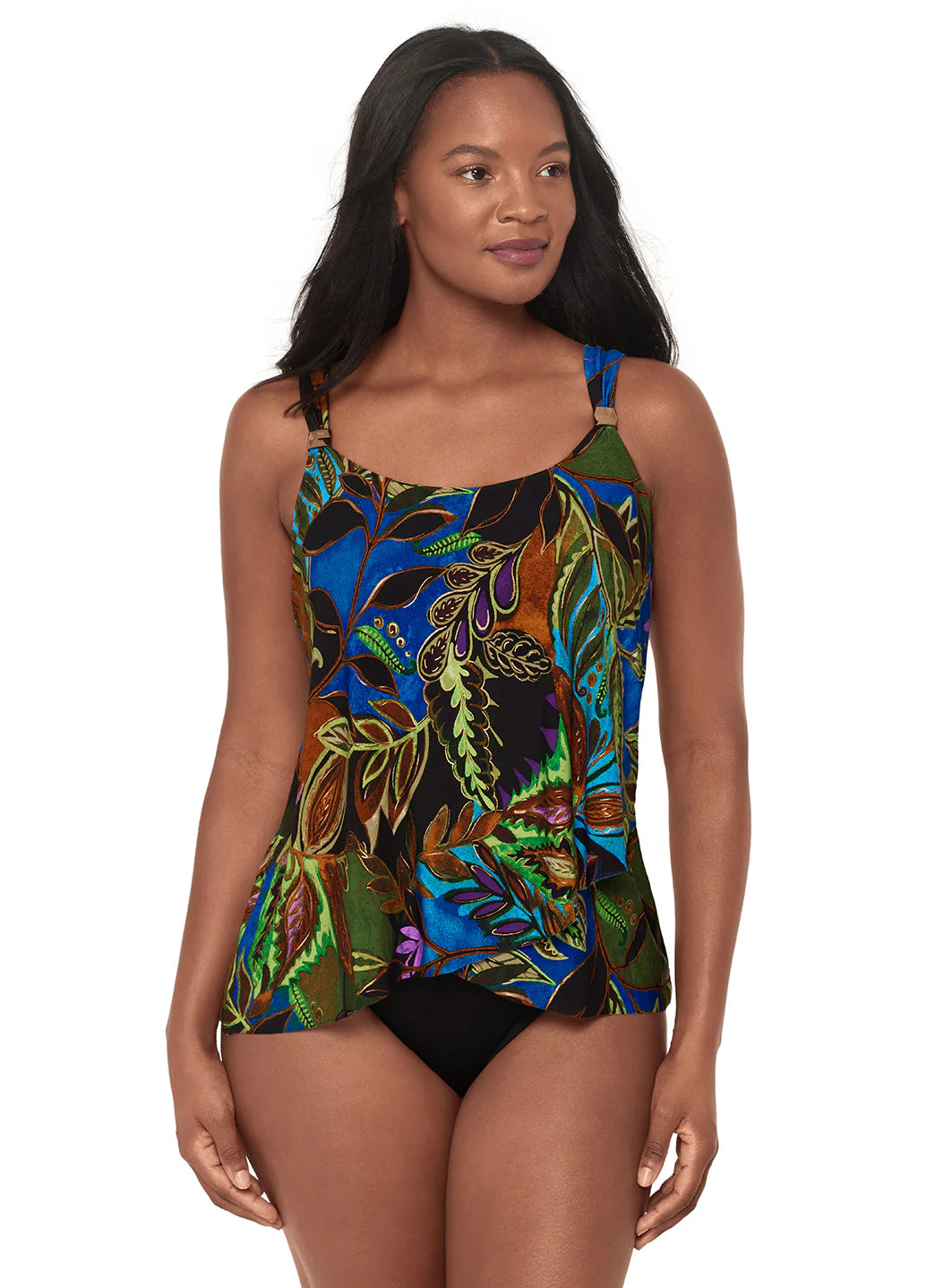Miraclesuit Women's Amazonia Dazzle Tankini Top
