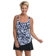 Maxine Women's Tropical Rain Tank Swim Dress