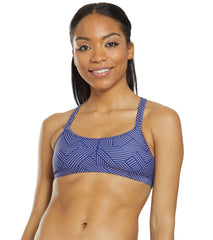 Sporti Active Chevron Double Cross Workout Bikini Top