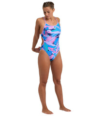 Arena Women's Tropic Lace Back One Piece Swimsuit