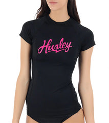 Hurley Women's Moon Bloom S/S Rashguard