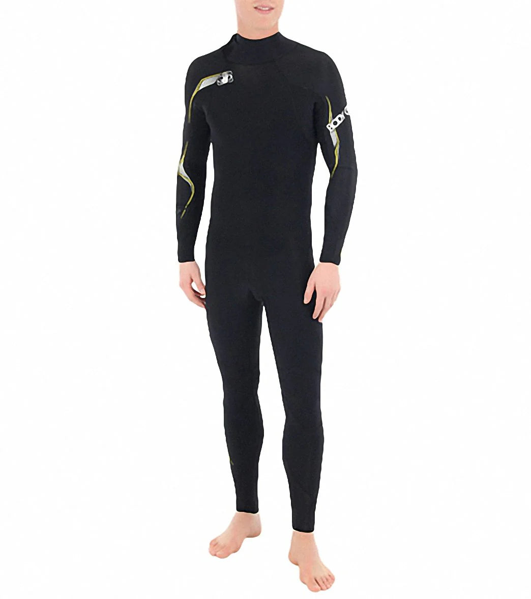 Body Glove Men's Vapor 3/2MM Back Zip Fullsuit Wetsuit
