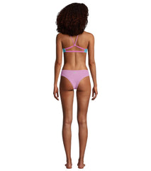 Speedo Women's Solid Cheeky Hipster Bikini Bottom