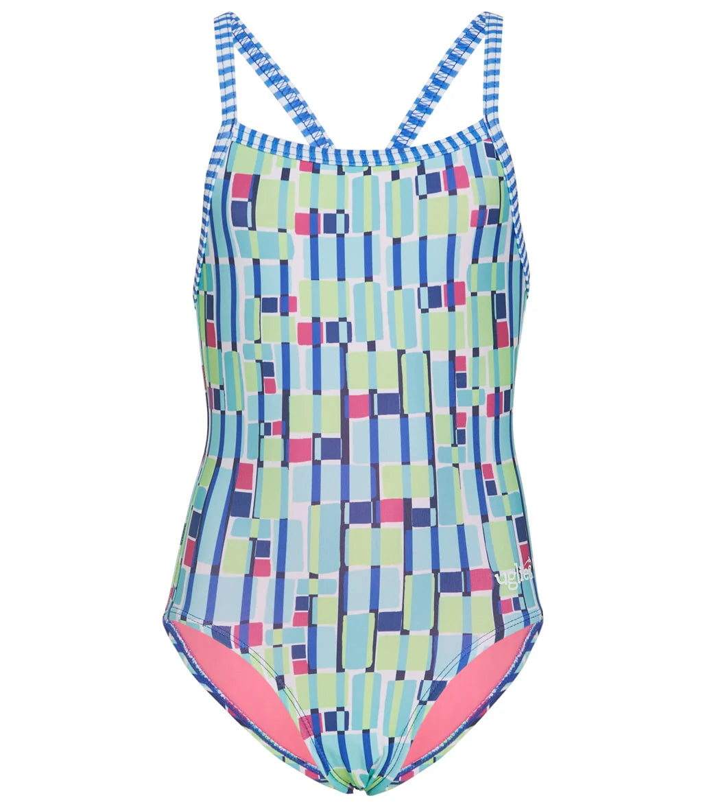 Dolfin Girls' Uptown One Piece Swimsuit (Big Kid)
