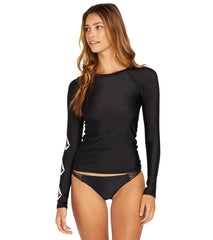 Volcom Women's Simply Core Long Sleeve UPF 50 Rash Guard