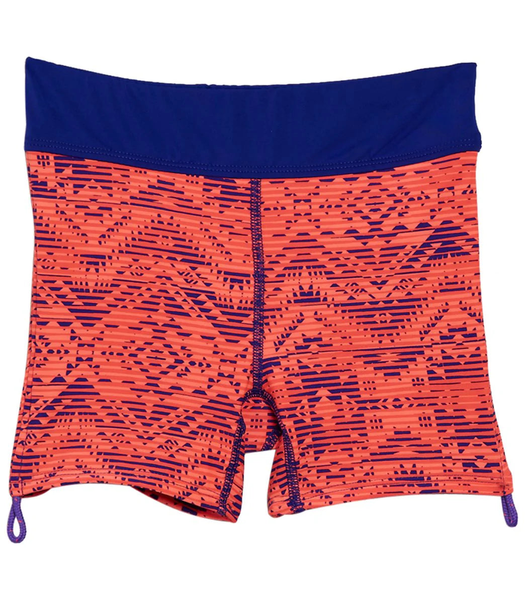 TYR Girls' Conquest Della Boyshort (Big Kid)