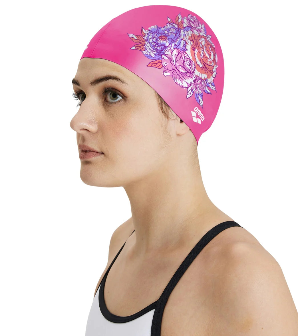 Arena Breast Cancer Awareness Flat Silicone Swim Cap