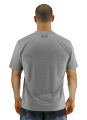 TYR Men's SunDefense Short Sleeve UPF 50+ Swim Shirt