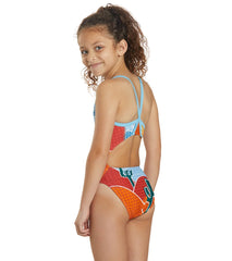 Sporti x aLILscribble Limited Edition Polka Dot Desert Thin Strap One Piece Swimsuit Youth (22-28)