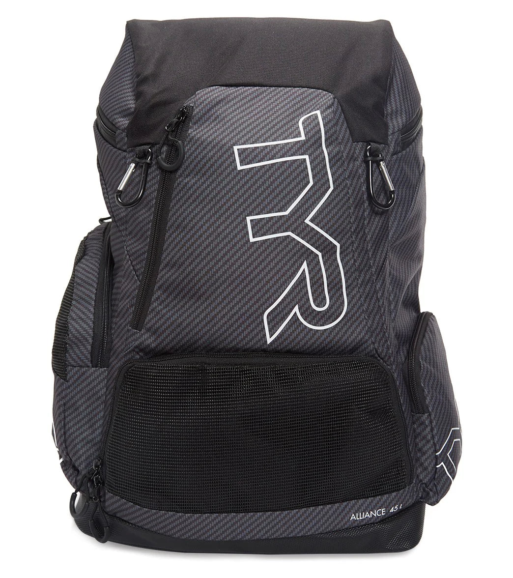 TYR Alliance 45L Team Carbon Print Backpack