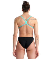 Arena Womens' Icons Challenge Back Logo One Piece Swimsuit