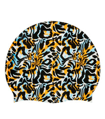 Sporti Tiger Mingle Silicone Swim Cap