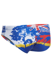 Turbo Men's Austrailia Landscape Water Polo Brief