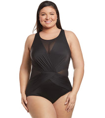 Miraclesuit Plus Size Illusionist Palma One Piece Swimsuit