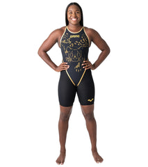 Arena Women's Powerskin Carbon Glide SL LE Simone Manuel Closed Back Tech Suit Swimsuit