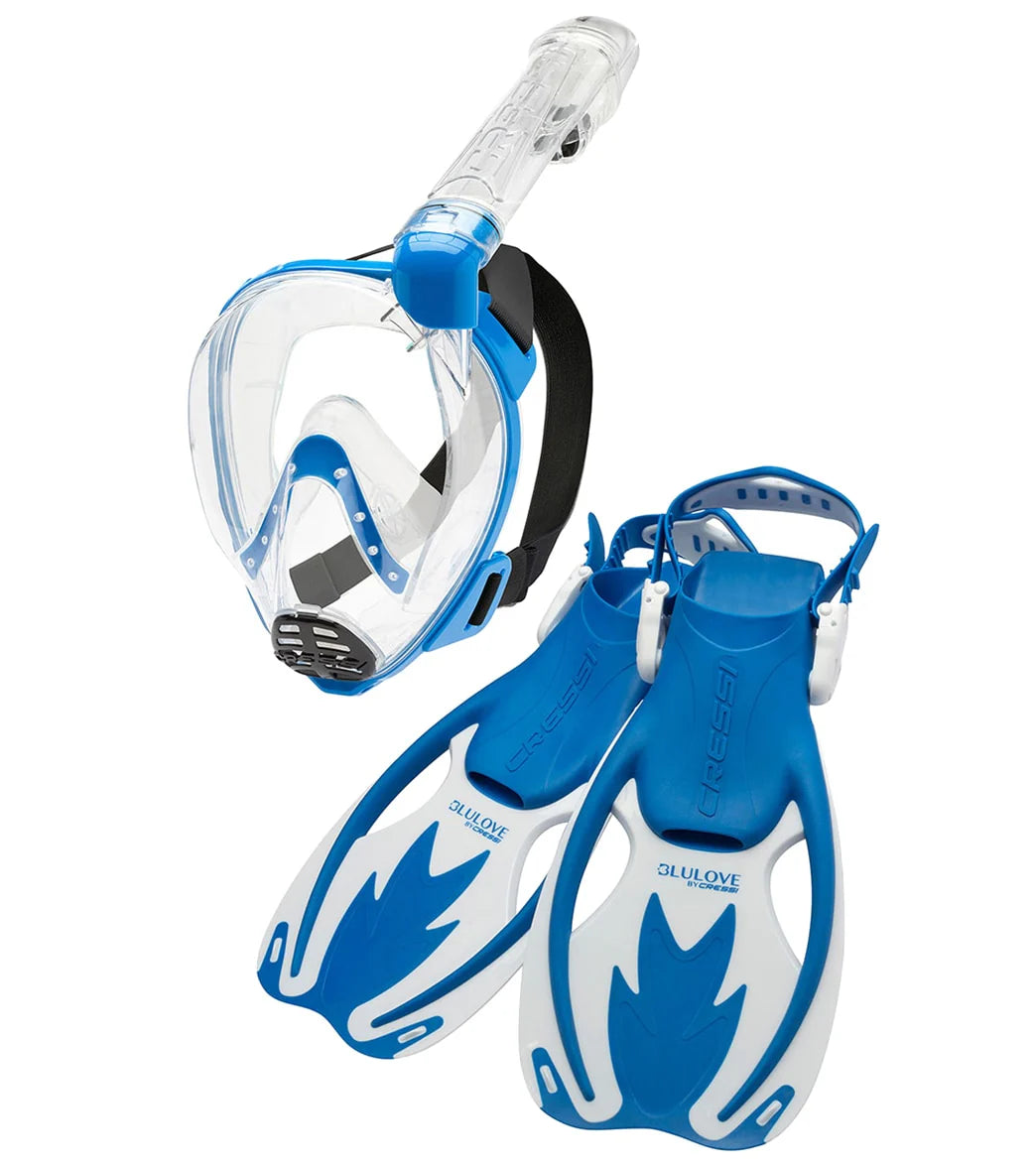 Cressi Kids' Baron Junior Snorkel Set
