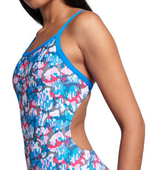 Arena Women's Multi Camo Challenge Back One Piece Swimsuit