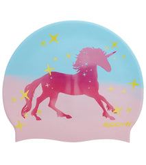 Sporti Unicorn Squad Silicone Swim Cap