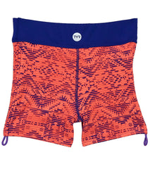 TYR Girls' Conquest Della Boyshort (Big Kid)