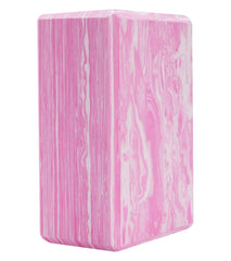 Everyday Yoga 4 Inch Marbled Foam Yoga Block