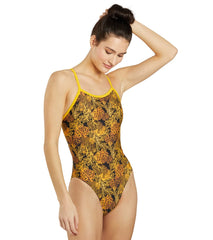 Sporti Coral Reef Thin Strap One Piece Swimsuit (22-40)