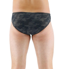TYR Men's Blackout Camo Racer Brief Swimsuit
