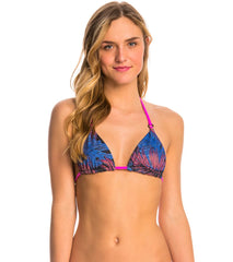 Hurley Sunset Palms Reversible Triangle Bikini Top
