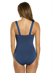 TYR Women's Solid Durafast Elite Square Neck Controlfit One Piece Swimsuit