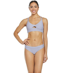 Sporti Active Solid Strappy Bralette Bikini Top