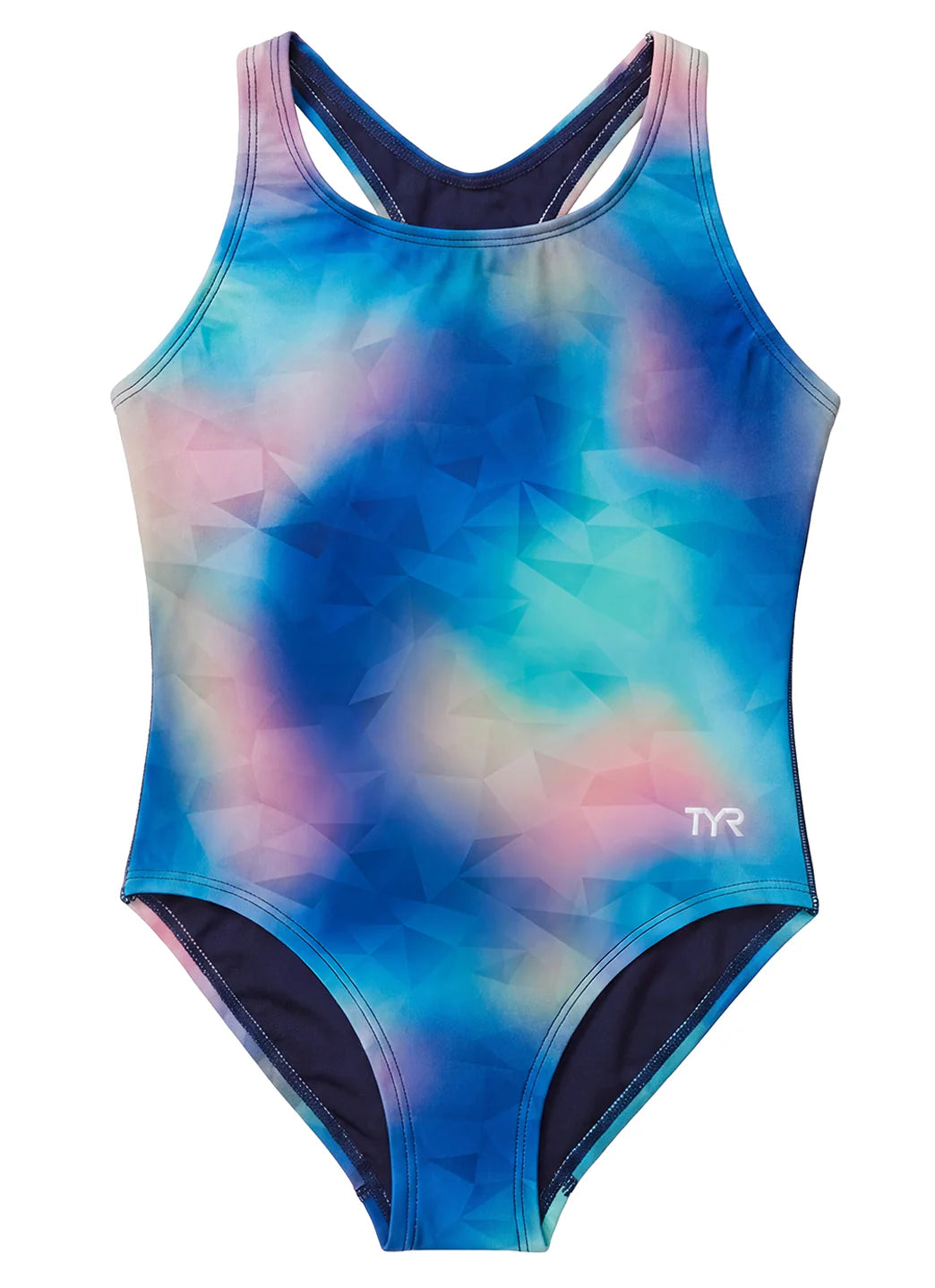 TYR Girls' Frazil Durafast Elite Ella Maxfit One Piece Swimsuit (Little Kid, Big Kid)