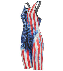 TYR Women's Venzo Genesis USA Closed Back Tech Suit Swimsuit