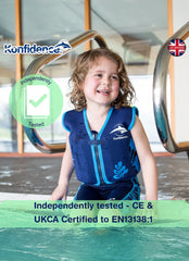 Konfidence Learn to Swim Buoyancy Jacket Swim Vest (Toddler, Little Kid)