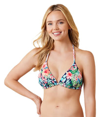 Tommy Bahama Women's Island Cays Flora Reversible String Bikini Top