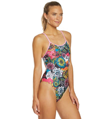 Dolfin Uglies Women's Sugar Skull String Back One Piece Swimsuit