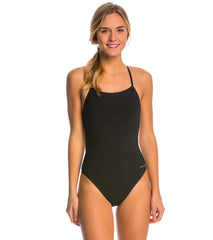 Dolfin Graphlite Solid Cross Back One Piece Swimsuit