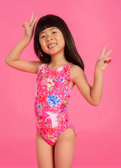 Sporti Limited Edition Crane Wide Strap One Piece Swimsuit (22-44)