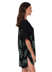 Jantzen Women's Tropical Palms Celia Tunic Cover Up